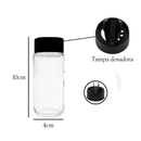 Kit até 18 Potes Tempero Condimentos + Caneta + Etiquetas 100 ml Kit Completo Para Cozinha