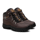 Bota Masculina Caterpillar Em Couro Resistente + Carteira + Relogio + Cinto