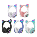 Fone De Ouvido Gato carinha Sem Fio Bluetooth Com Orelhas De Gato