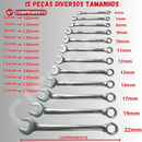 Jogo De Chave Soquete Catraca Chave Combinada Fenda Philips Soquetes Kit Ferramentas Completo Aço Crv