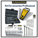 Jogo De Chave Soquete Catraca Chave Combinada Fenda Philips Soquetes Kit Ferramentas Completo Aço Crv