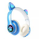Fone De Ouvido Gato carinha Sem Fio Bluetooth Com Orelhas De Gato