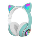 Fone De Ouvido Gato carinha Sem Fio Bluetooth Com Orelhas De Gato