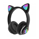 Fone De Ouvido Gato carinha Sem Fio Bluetooth Com Orelhas De Gato