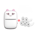 Mini Impressora Térmica Sem Fio Portátil Desenho Animado Foto Android/Ios Envio Imediato