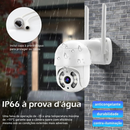 Câmera de Segurança Wi-Fi Full HD com 2 Antenas | Visão Noturna e Monitoramento Remoto